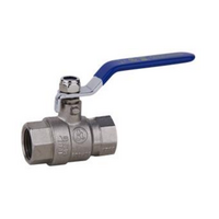 FPC-25 MIDWEST NP BRASS BALL VALVE<BR>1/4" NPT FEMALE, FULL PORT, LEVER HANDLE, 600PSI