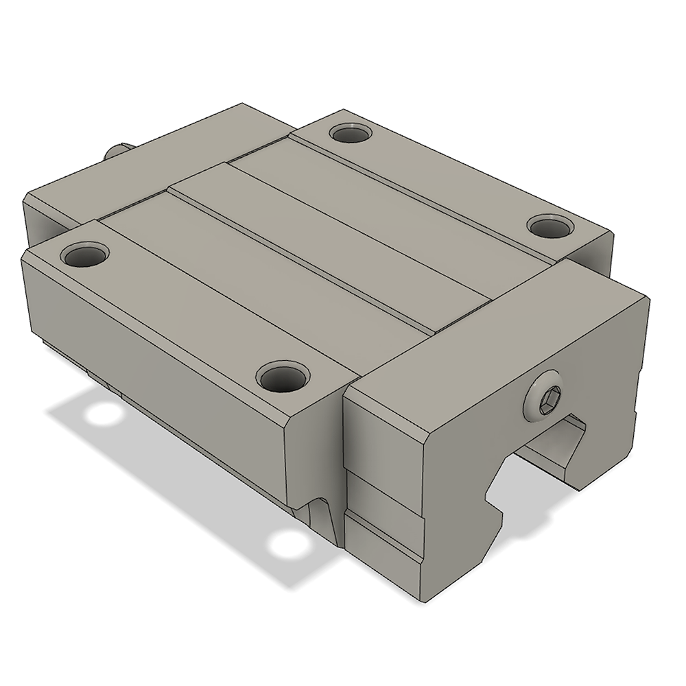 LSH15BK-F1N-H-B-M4 AIRTAC PROFILE RAIL BEARING<br>LSH 15MM SERIES, HIGH ACCURACY WITH LIGHT PRELOAD (B), TOP MOUNTING FLANGE - NORMAL BODY