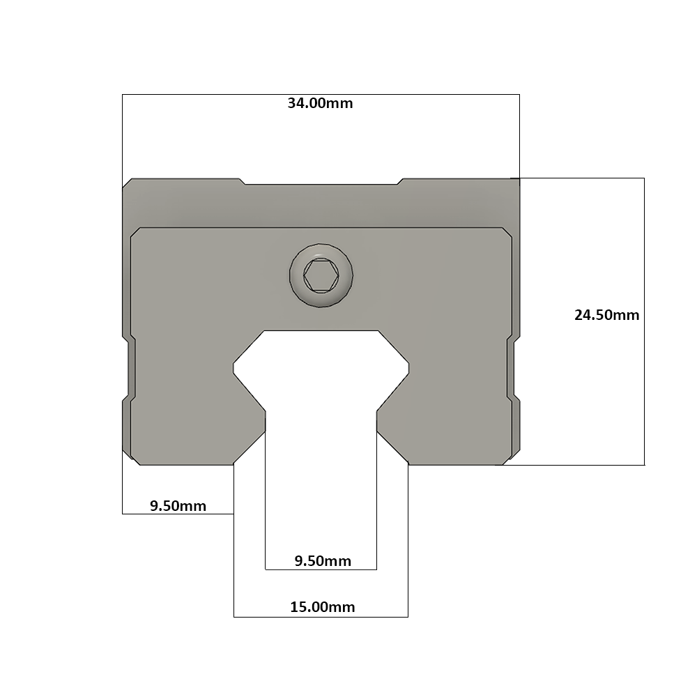 LSH15BK-HN-H-D-M4 AIRTAC PROFILE RAIL BEARING<br>LSH 15MM SERIES, HIGH ACCURACY WITH NO PRELOAD (D) STANDARD, SQUARE MOUNT - NORMAL BODY