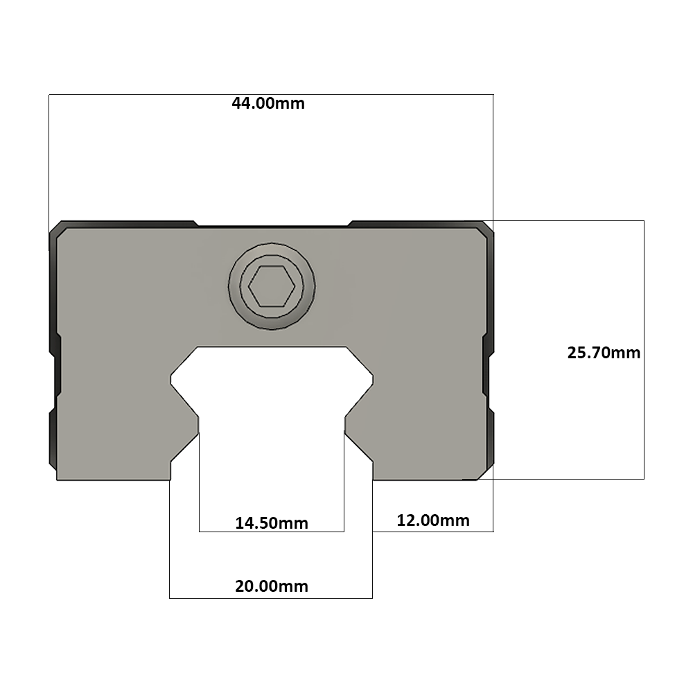 LSH20BK-HL-N-B-M6 AIRTAC PROFILE RAIL BEARING<br>LSH 20MM SERIES, NORMAL ACCURACY WITH LIGHT PRELOAD (B), SQUARE MOUNT - LONG BODY