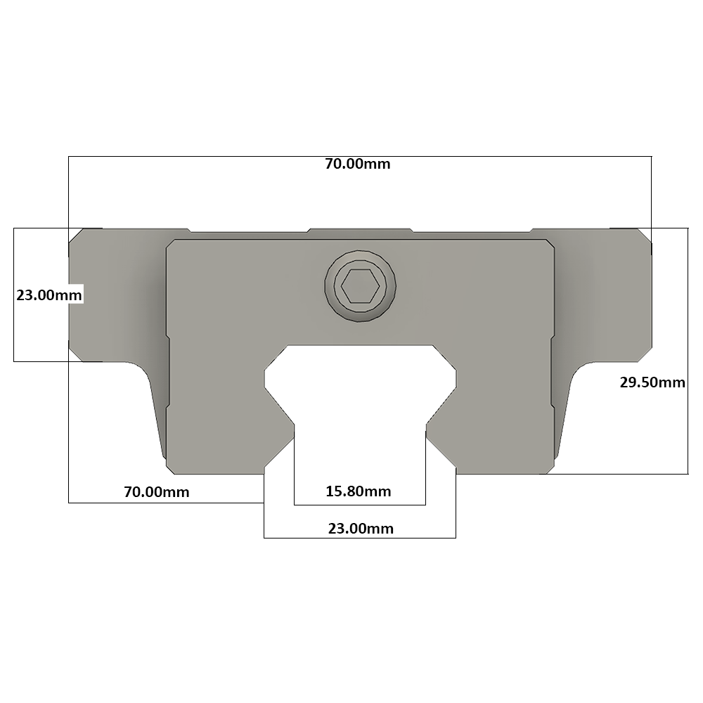 LSH25BK-F1N-H-B-M6 AIRTAC PROFILE RAIL BEARING<br>LSH 25MM SERIES, HIGH ACCURACY WITH LIGHT PRELOAD (B), TOP MOUNTING FLANGE - NORMAL BODY