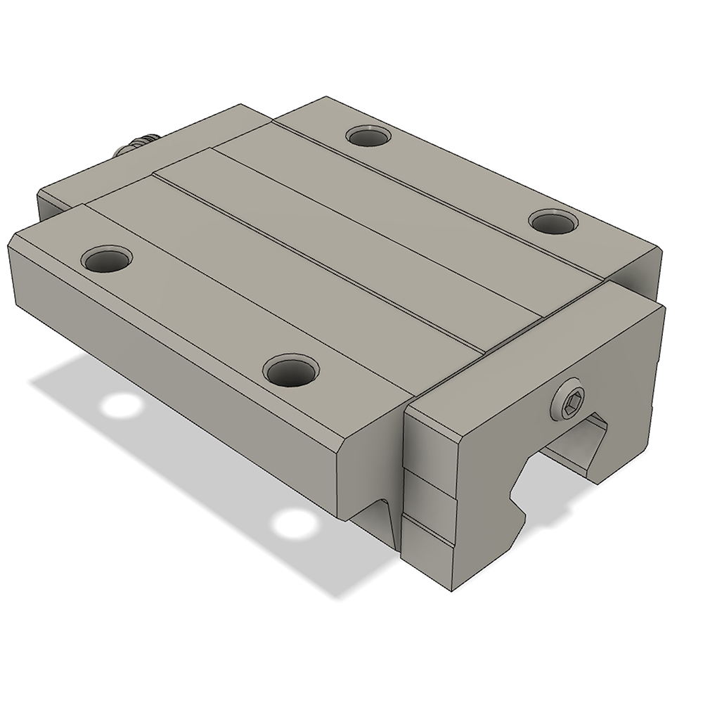 LSH30BK-F1L-H-D-M6 AIRTAC PROFILE RAIL BEARING<br>LSH 30MM SERIES, HIGH ACCURACY WITH NO PRELOAD (D) STANDARD, TOP MOUNTING FLANGE - LONG BODY