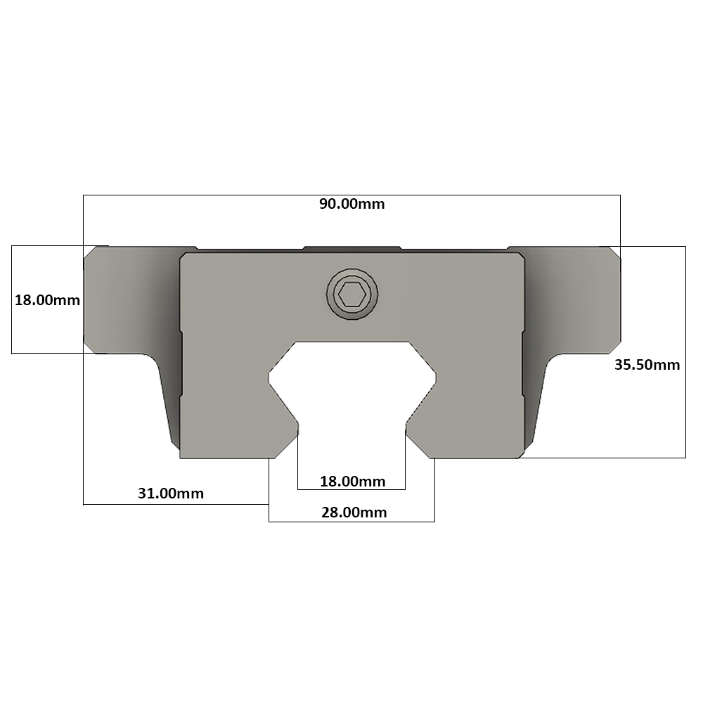 LSH30BK-F1L-H-SB-M6 AIRTAC PROFILE RAIL BEARING<br>LSH 30MM SERIES, HIGH ACCURACY WITH MEDIUMIUM PRELOAD (SB), TOP MOUNTING FLANGE - LONG BODY