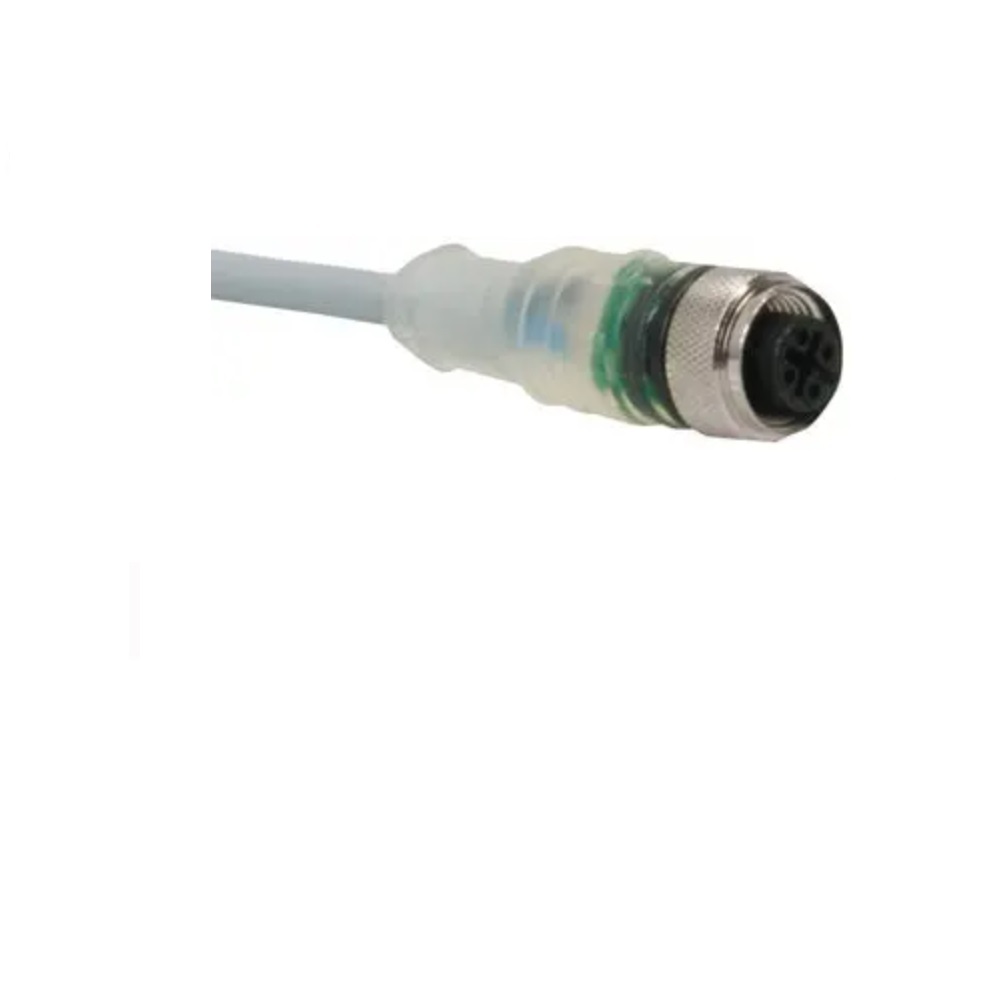 RKE 4T-5-P7X2 TURCK CORDSET<BR>3 PIN M12 FEMALE STR 5M PVC GY 20AWG 10-30VDC PNP LED