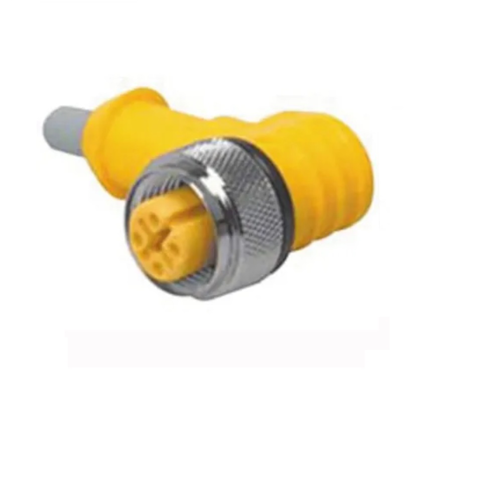 WKV 4T-6 TURCK CORDSET<BR>3 PIN M12 FEMALE ELB 6M PVC GY 20AWG SS 250VAC/DC