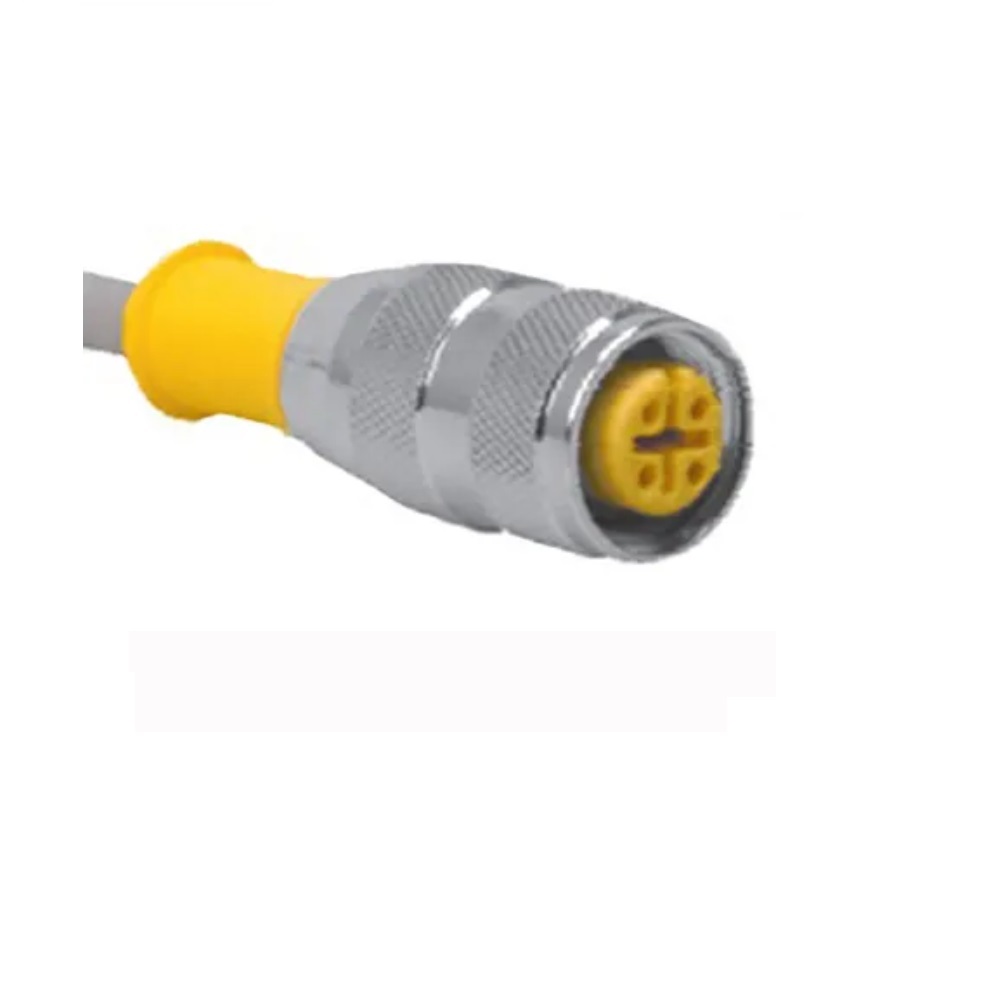 RK 4.4T-8/S90/S618/S670 TURCK CORDSET<BR>4 PIN M12 FEMALE STR 8M PVC BK HI-FLEX 26AWG 250VAC/DC