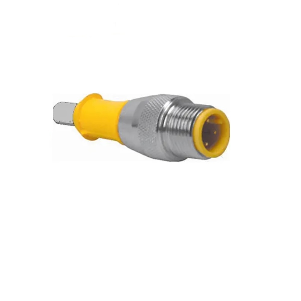 RS 4.4T-0.3 TURCK CORDSET<BR>4 PIN M12 MALE STR 0.3M PVC GY 22AWG 250VAC/DC