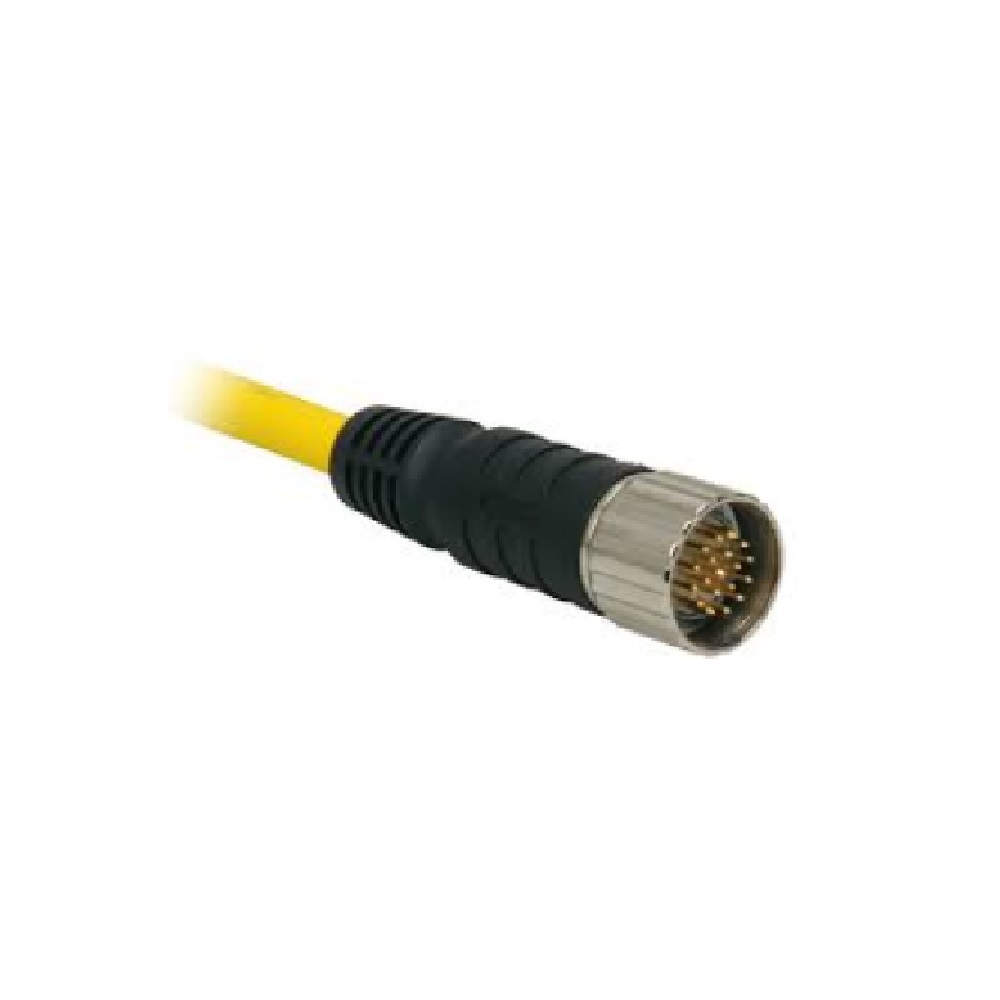 CSM 19-19-10 TURCK CORDSET<BR>19 PIN M23 MALE STR 10M PVC YE 18AWG 150VAC/DC