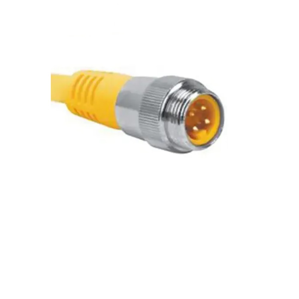 RSM 511-10M TURCK CORDSET<BR>5 PIN 7/8" MINI MALE STR 10M PVC YE 18AWG 300VAC/DC