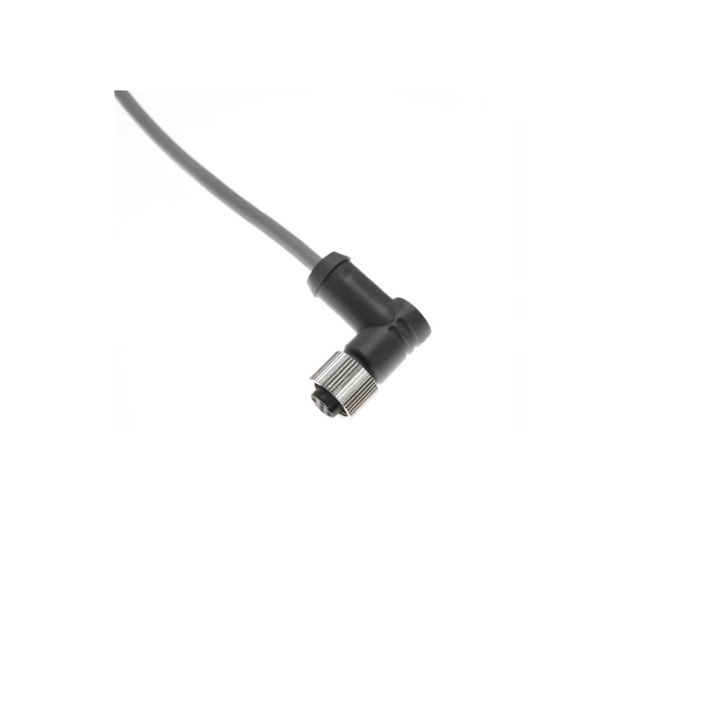 TD0403MME0000000 NUMATICS/AVENTICS CORDSET<BR>4 PIN M12 FEMALE ELB 3M PVC GY 22AWG 150VAC/DC