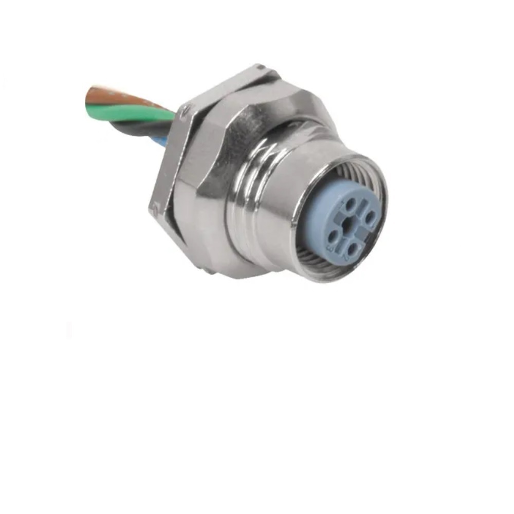 FKFDLW 4.5 TURCK CIRCULAR CONNECTOR<BR>5 PIN M12 FEMALE STR BM SC PG9 THR 60VAC/75VDC REV KEY