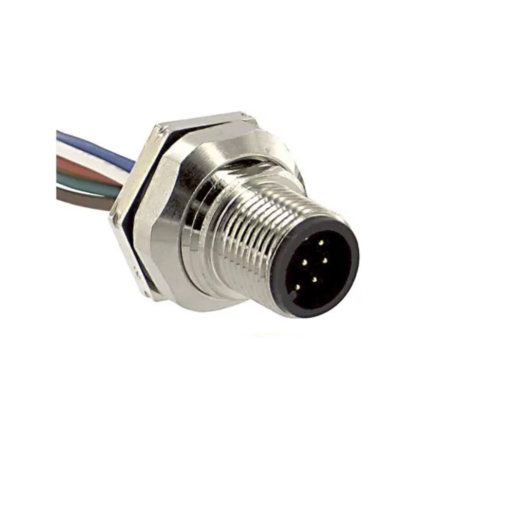 FSFD 4.5-2 TURCK CIRCULAR CONNECTOR<BR>5 PIN M12 MALE STR BM 2M 22AWG PG9 THR 60VAC/75VDC