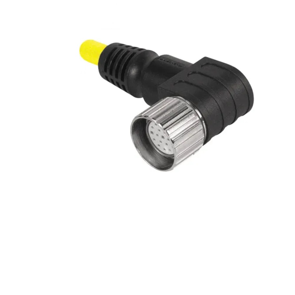 CKWM 19-19-20 TURCK CORDSET<BR>19 PIN M23 FEMALE ELB 20M PVC YE 18AWG 150VAC/DC