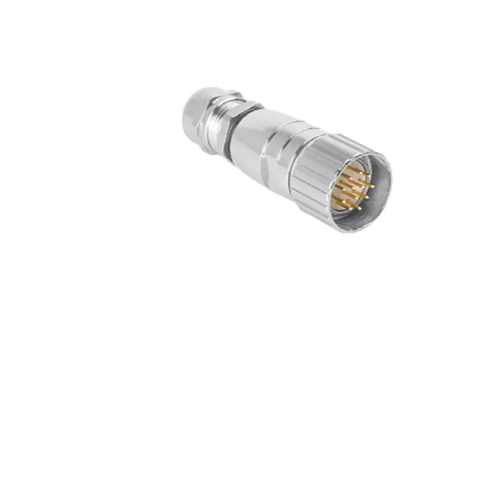 CS 12-0 TURCK CIRCULAR CONNECTOR<BR>12 PIN M23 MALE STR FW PG11 CG 300VAC/DC