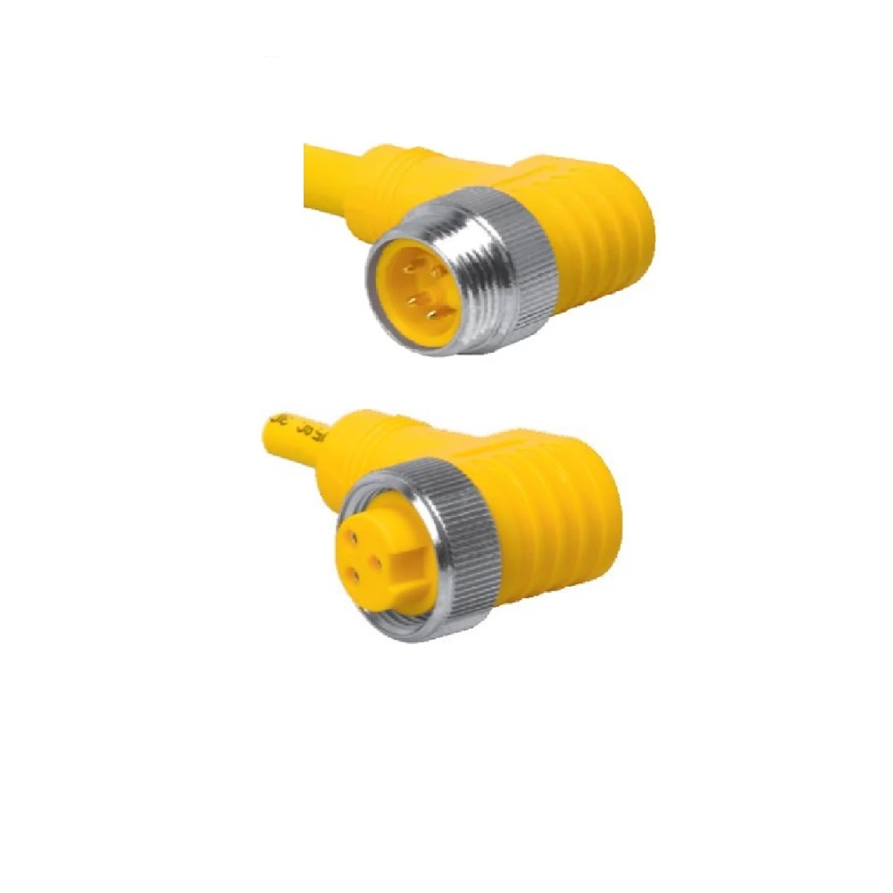 WSM WKM 56-20M/S3059 TURCK CORDSET<BR>5 PIN 7/8" MINI M/F ELB 20M TPE YE WELD 16AWG 600VAC/DC