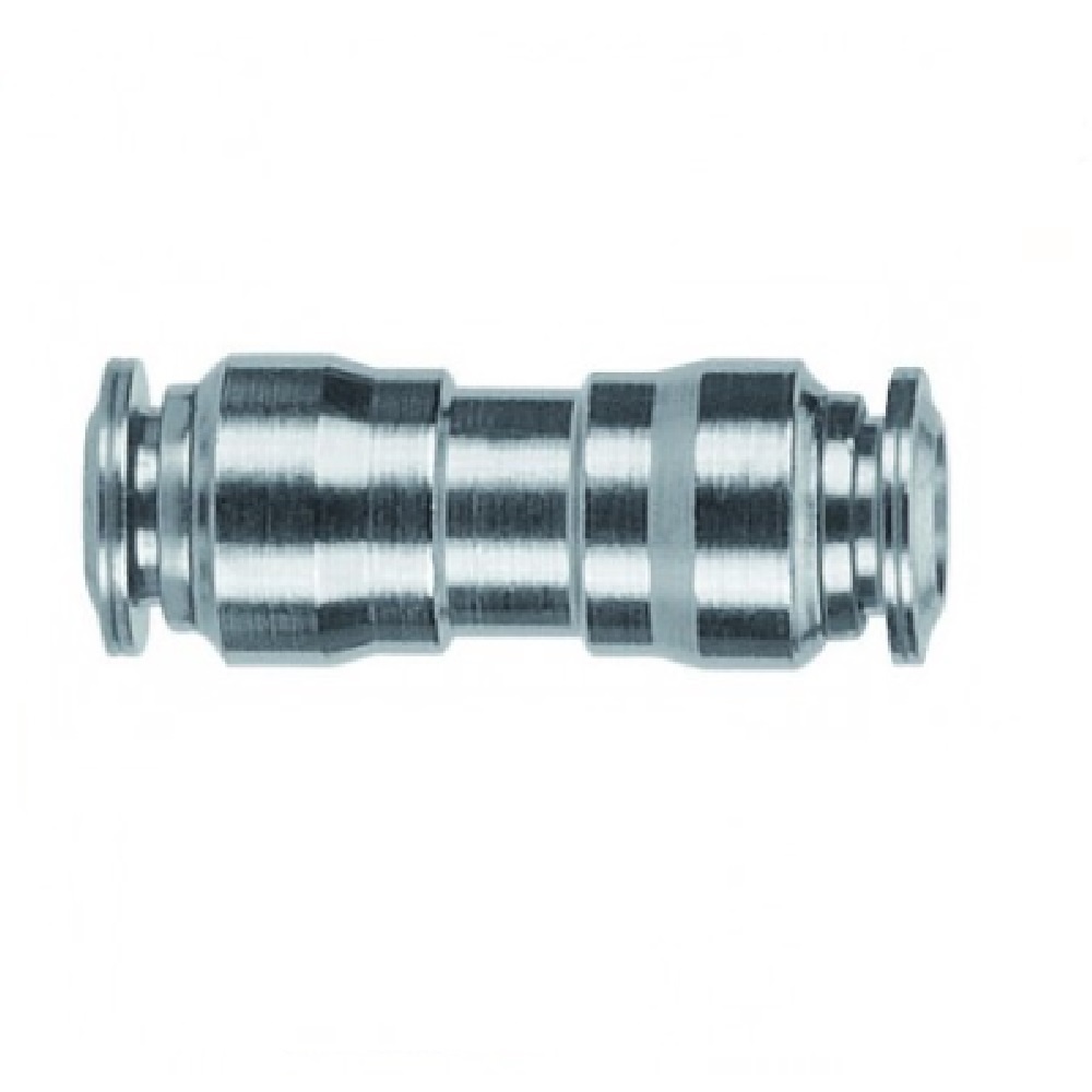 57040-6 AIGNEP NP BRASS PUSH-IN FITTING<BR>6MM TUBE UNION