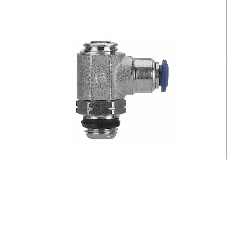 50901N-8-1/8 AIGNEP NP BRASS FLOW CONTROL<BR>8MM TUBE X 1/8" UNIV MALE METER OUT, SCREW ADJ