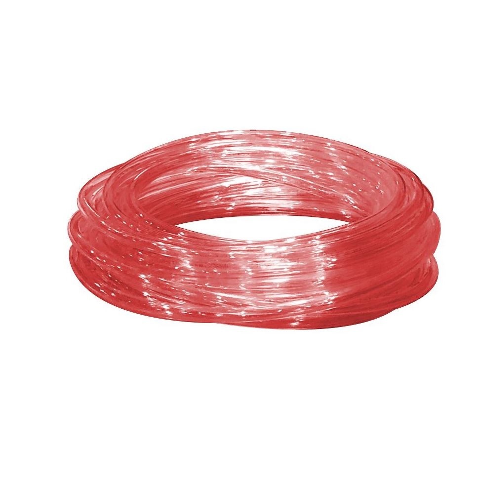 1A-161-25 FREELIN-WADE TUBING<BR>PU 12MM X 8MM 250' CLEAR RED (95A)