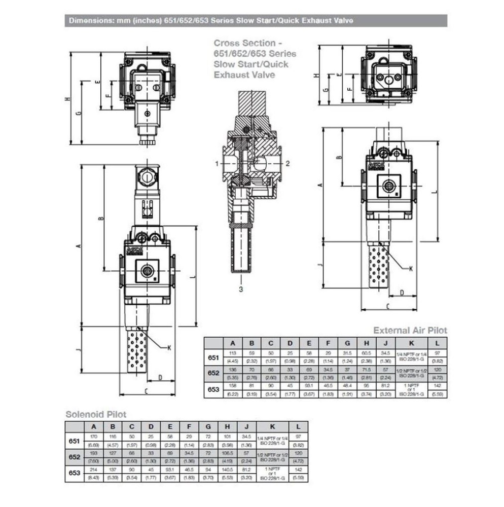 T653A5L06011100 NUMATICS/AVENTICS QUICK EXHAUST LOCKOUT VALVE<BR>653 SERIES 1" NPT, MUFFLER