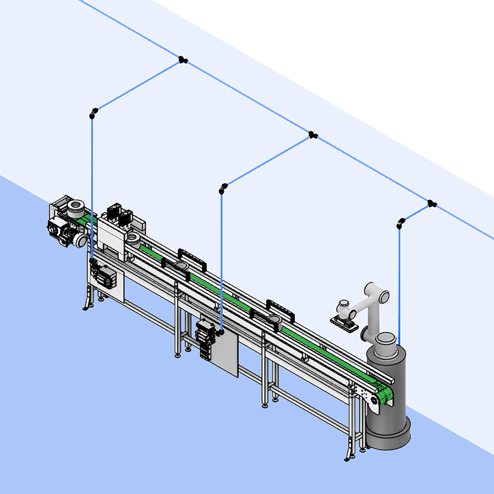 AIR KNIFE CONVEYOR MODULAR SOLUTION AIR KNIFE PIPE CONVEYOR