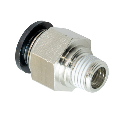 PC1/2-1/4NPT FLOFLEX FLOFLEX COMPOSITE PUSH-IN PNEUMATIC FITTING, 1/2" TUBE X 1/4" NPT MALE REDUCER