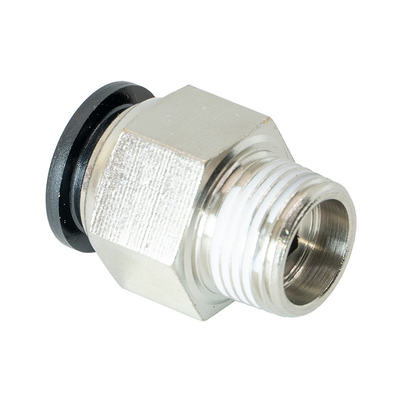 PC1/2-3/8NPT FLOFLEX FLOFLEX COMPOSITE PUSH-IN PNEUMATIC FITTING, 1/2" TUBE X 3/8" NPT MALE REDUCER