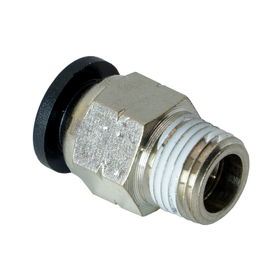 PC1/4-1/8NPT FLOFLEX FLOFLEX COMPOSITE PUSH-IN PNEUMATIC FITTING, 1/4" TUBE X 1/8" NPT MALE REDUCER