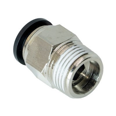 PC10-3/8PT FLOFLEX FLOFLEX COMPOSITE PUSH-IN PNEUMATIC FITTING, 10MM TUBE X 3/8" BSPT MALE REDUCER