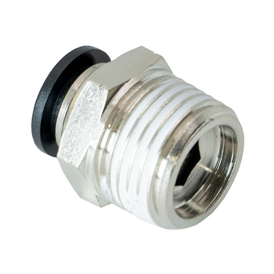 PC3/8-1/2NPT FLOFLEX FLOFLEX COMPOSITE PUSH-IN PNEUMATIC FITTING, 3/8" TUBE X 1/2" NPT MALE REDUCER