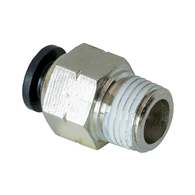 PC4-1/8NPT FLOFLEX FLOFLEX COMPOSITE PUSH-IN PNEUMATIC FITTING, 4MM TUBE X 1/8" NPT MALE REDUCER