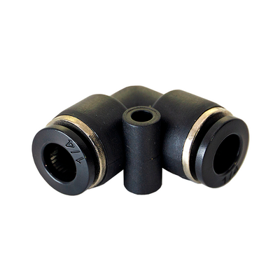 PV1/4 FLOFLEX FLOFLEX COMPOSITE PUSH-IN PNEUMATIC FITTING, 1/4" TUBE UNION 90 DEGREE ELBOW