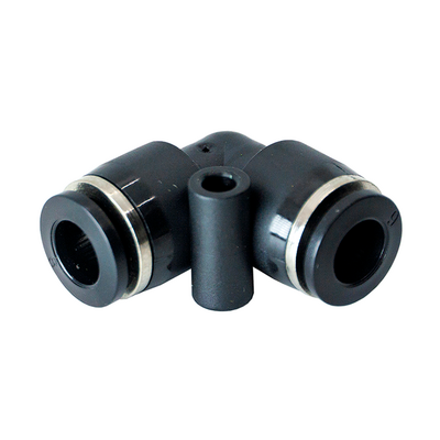 PV6 FLOFLEX FLOFLEX COMPOSITE PUSH-IN PNEUMATIC FITTING, 6MM TUBE UNION 90 DEGREE ELBOW