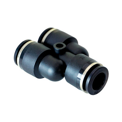 PY10 FLOFLEX FLOFLEX COMPOSITE PUSH-IN PNEUMATIC FITTING, 10MM TUBE UNION "Y"