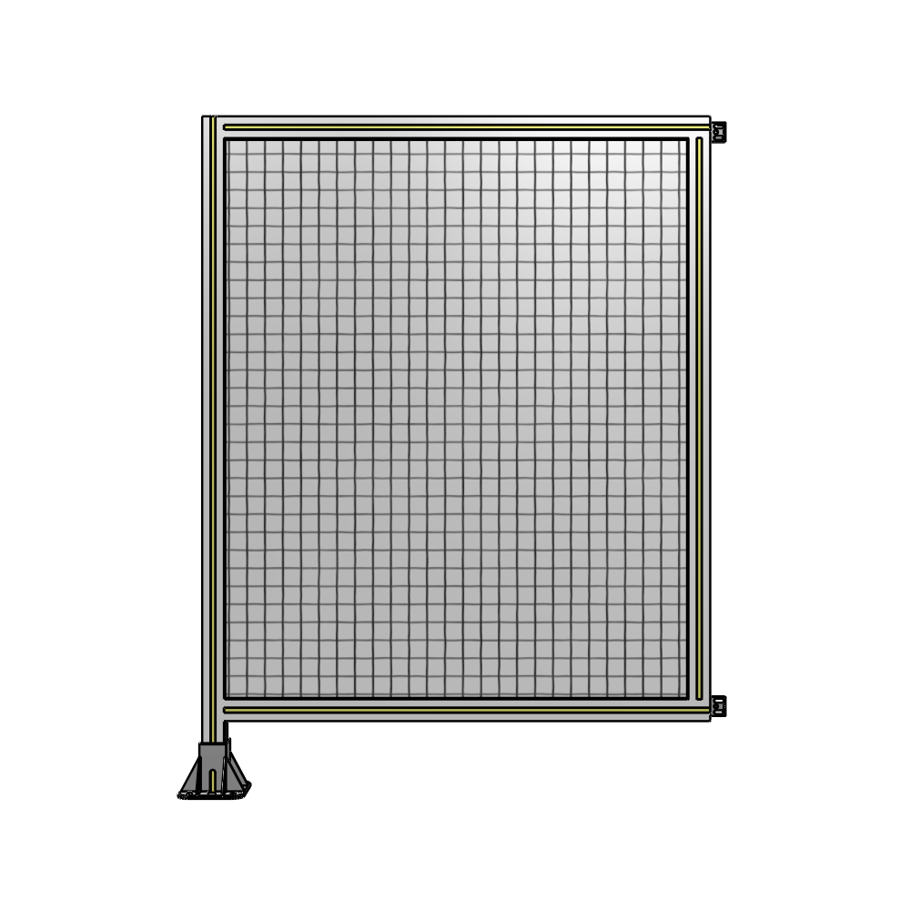 A1-1400-1050-0150-HYMFK SINGLE PANEL-LEG ON LEFT WITH HINGES 1400MM X 1050MM  1" MESH, AS A KIT