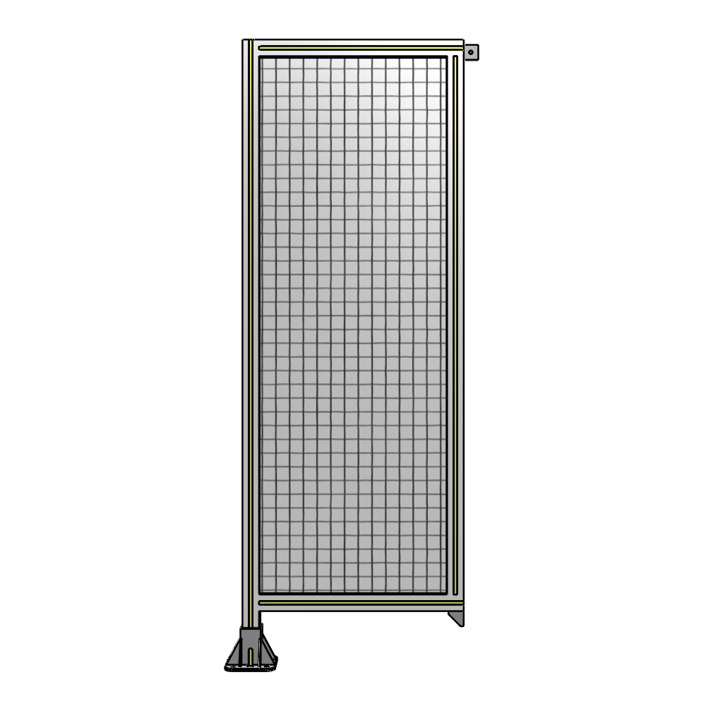 A1-1700-0600-0150-TYMFK SINGLE PANEL-LEG ON LEFT WITH TIE PLATES AND ANGLE 1700MM X 600MM 1" MESH, AS A KIT