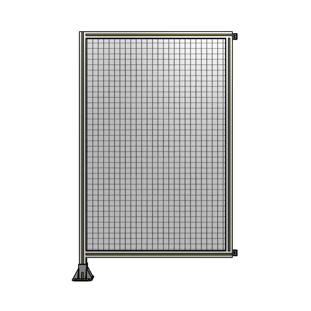 A1-1700-1050-0150-HYMFA SINGLE PANEL-LEG ON LEFT WITH HINGES 1700MM X 1050MM 1" MESH, FULLY ASSEMBLED