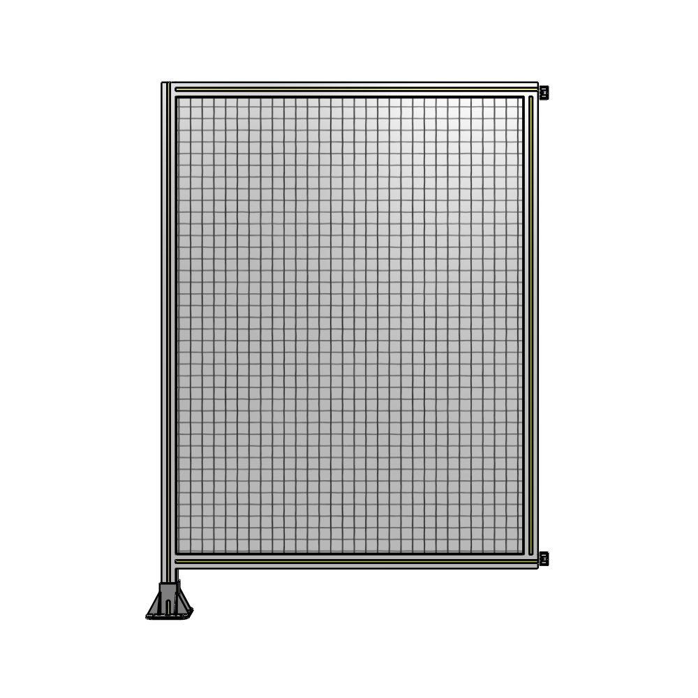 A1-1700-1200-0150-HYMFA SINGLE PANEL-LEG ON LEFT WITH HINGES 1700MM X 1200MM 1" MESH, FULLY ASSEMBLED