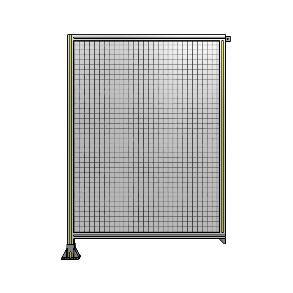 A1-1700-1200-0150-TYMFA SINGLE PANEL-LEG ON LEFT WITH TIE PLATES AND ANGLE 1700MM X 1200MM 1" MESH, FULLY ASSEMBLED