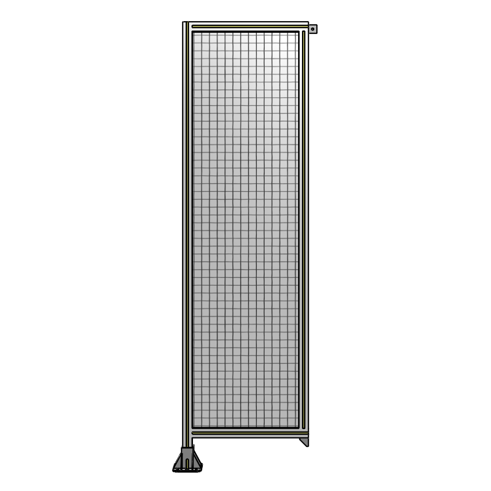 A1-2135-0600-0150-TYMFK SINGLE PANEL-LEG ON LEFT WITH TIE PLATES AND ANGLE 2135MM X 600MM 1" MESH, AS A KIT