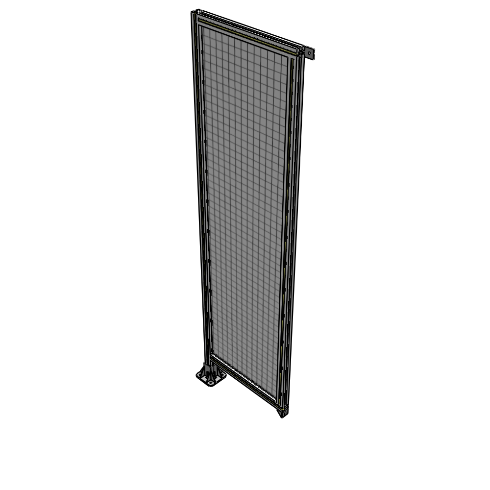 A1-2135-0600-0150-TYMFK SINGLE PANEL-LEG ON LEFT WITH TIE PLATES AND ANGLE 2135MM X 600MM 1" MESH, AS A KIT