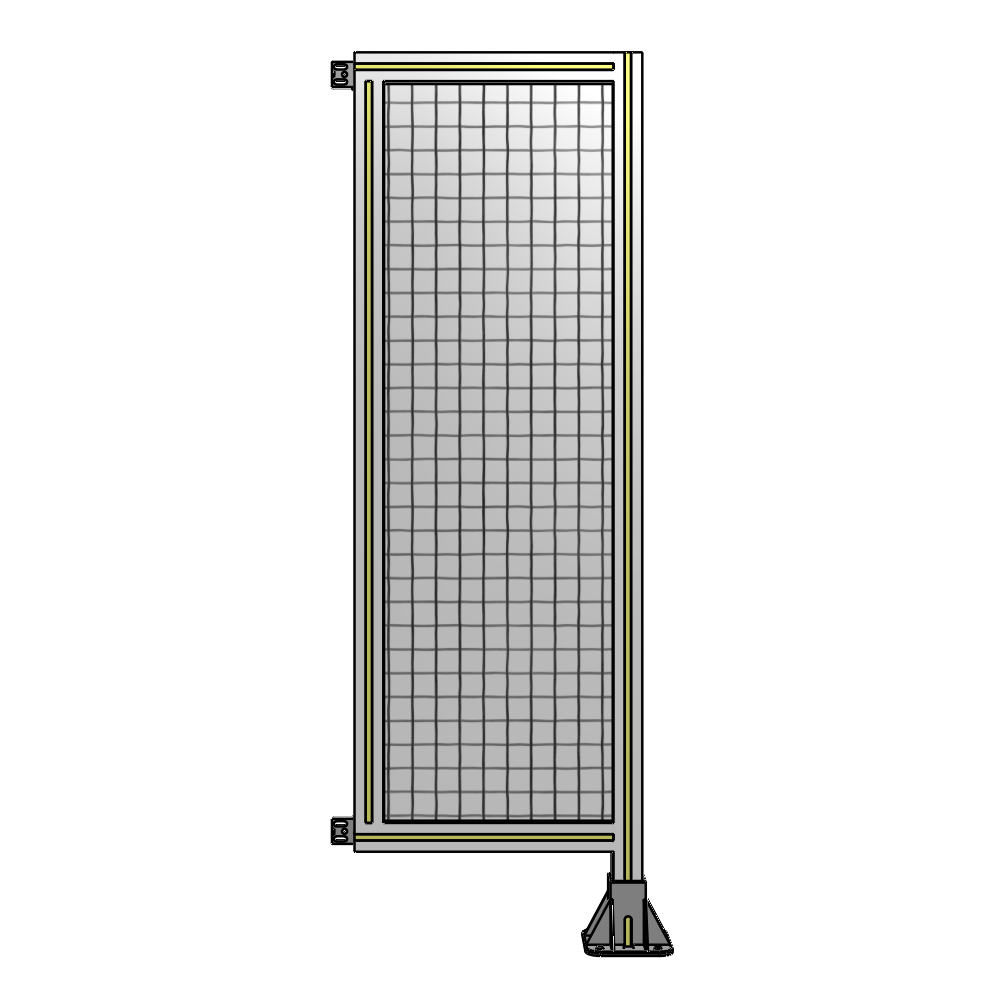 A2-1400-0450-0150-HYMFK SINGLE PANEL-LEG ON RIGHT WITH HINGES 1400MM X 450MM 1" MESH, AS A KIT