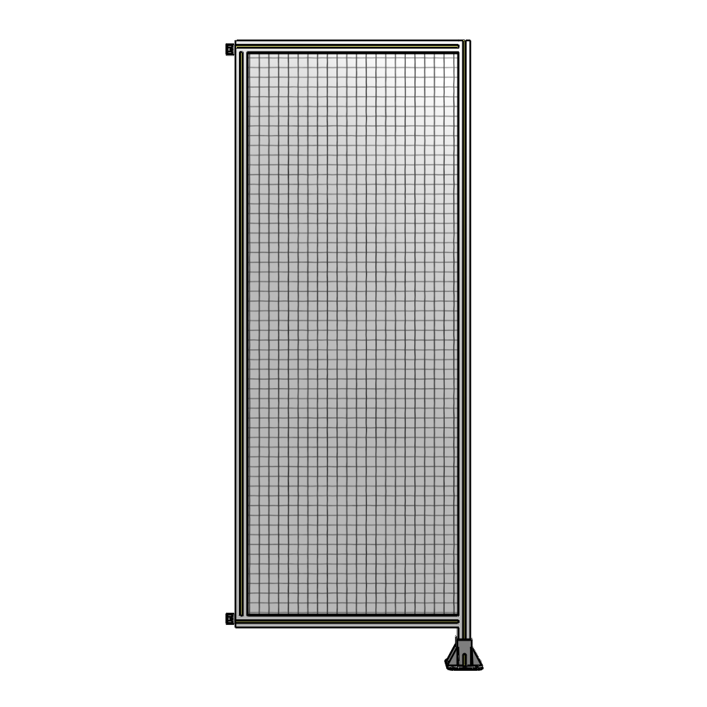 A2-2400-0900-0150-HYMFK SINGLE PANEL-LEG ON RIGHT WITH HINGES 2400MM X 900MM  1" MESH, AS A KIT
