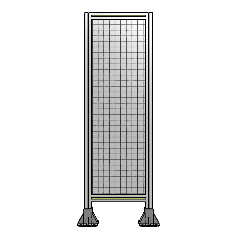 A3-1400-0450-0150-ZYMFK SINGLE PANEL-LEG ON  BOTH SIDES  1400MM X 450MM  1" MESH, AS A KIT