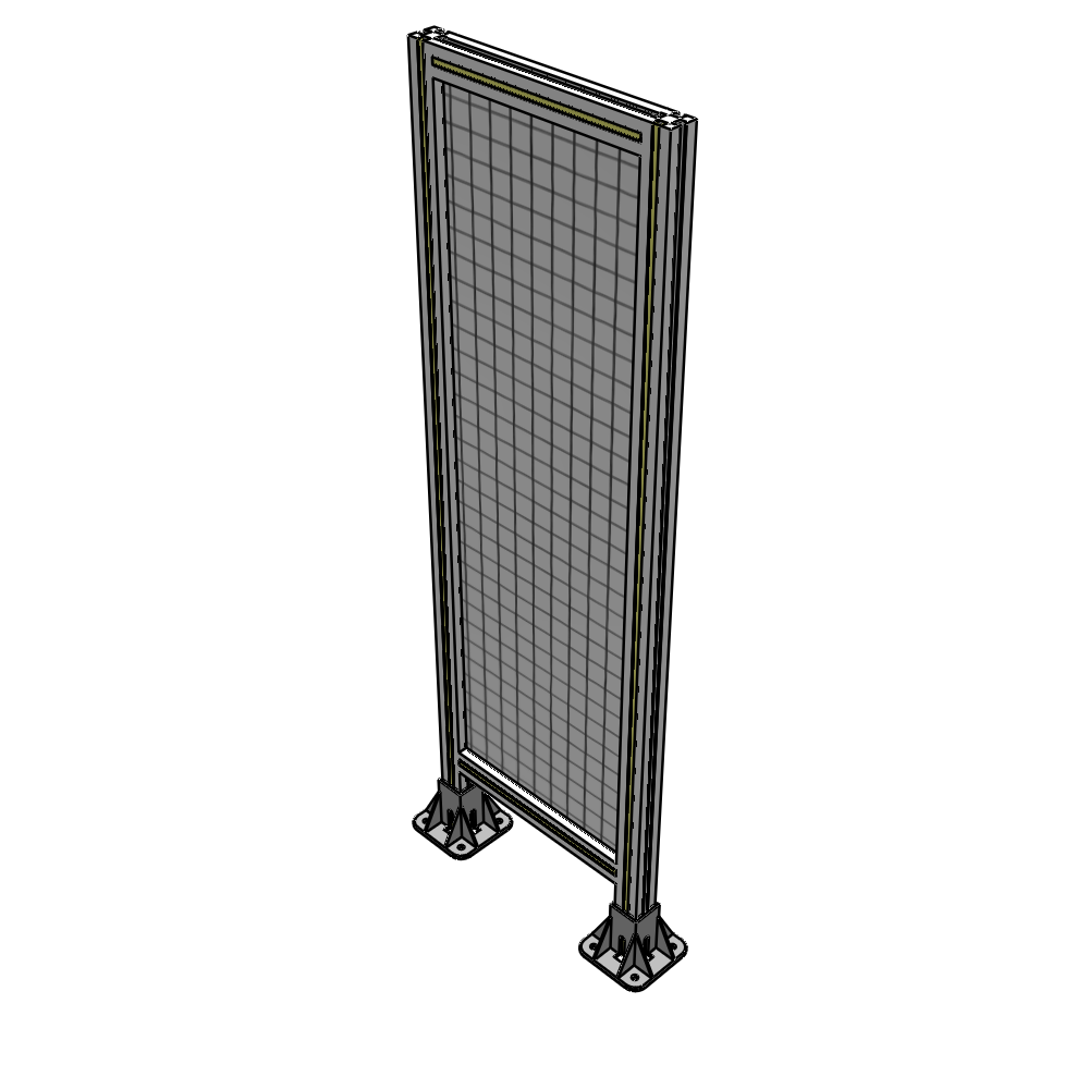 A3-1400-0450-0150-ZYMFK SINGLE PANEL-LEG ON  BOTH SIDES  1400MM X 450MM  1" MESH, AS A KIT