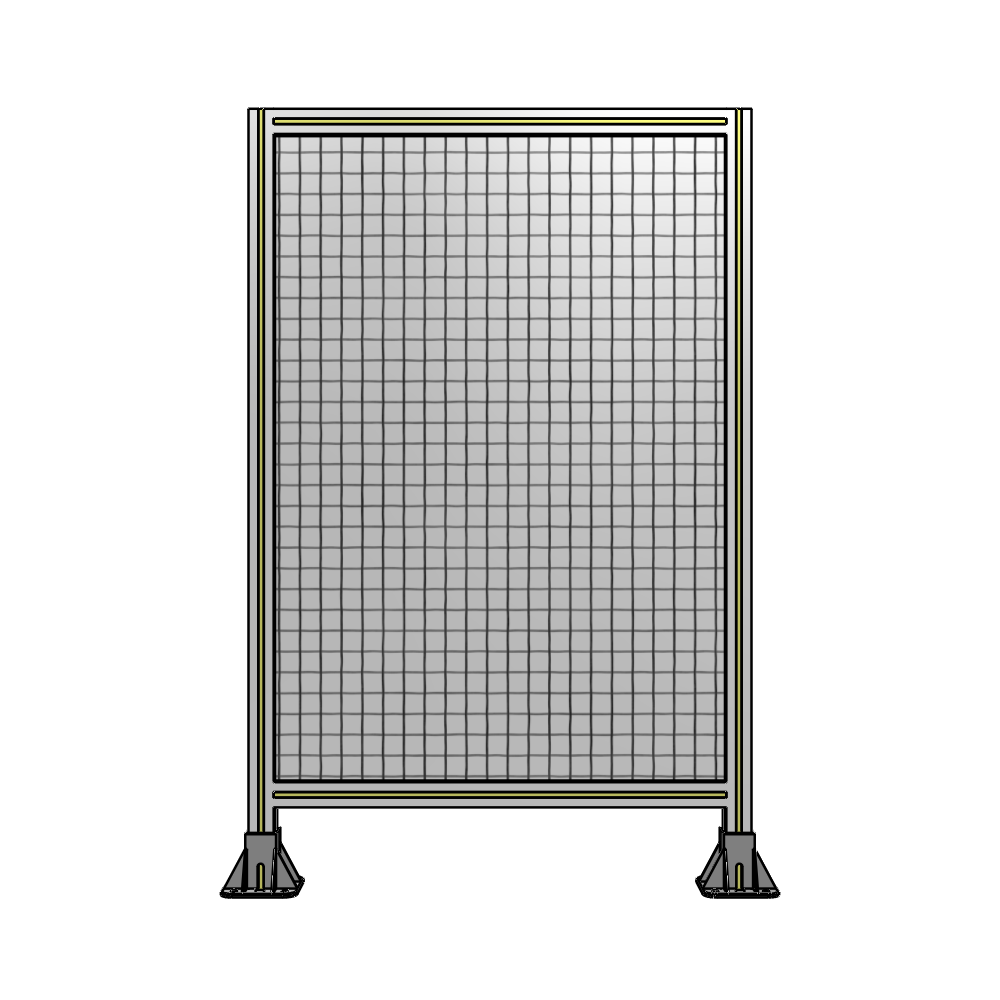 A3-1400-0900-0150-ZYMFA SINGLE PANEL-LEG ON  BOTH SIDES  1400MM X 900MM  1" MESH, FULLY ASSEMBLED