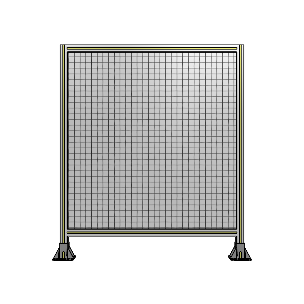 A3-1400-1200-0150-ZYMFA SINGLE PANEL-LEG ON  BOTH SIDES  1400MM X 1200MM  1" MESH, FULLY ASSEMBLED