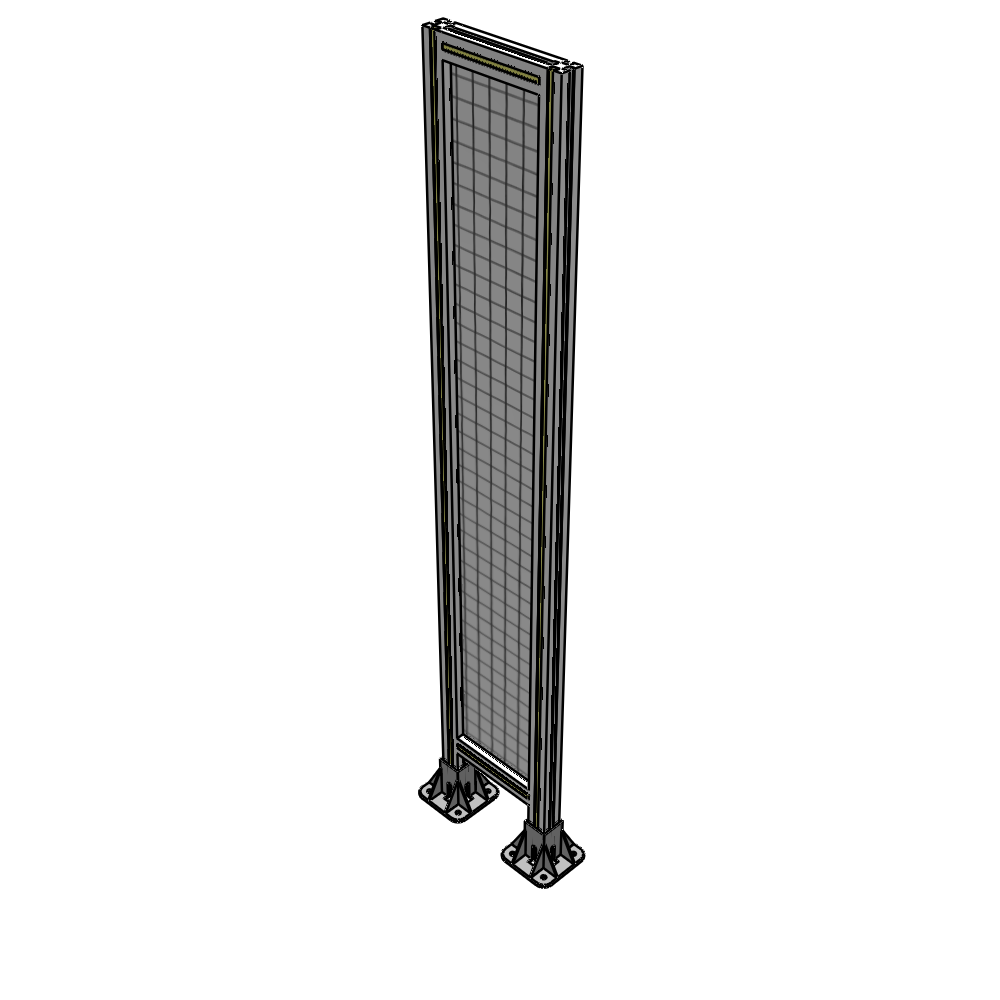 A3-1700-0300-0150-ZYMFK SINGLE PANEL-LEG ON  BOTH SIDES  1700MM X 300MM  1" MESH, AS A KIT