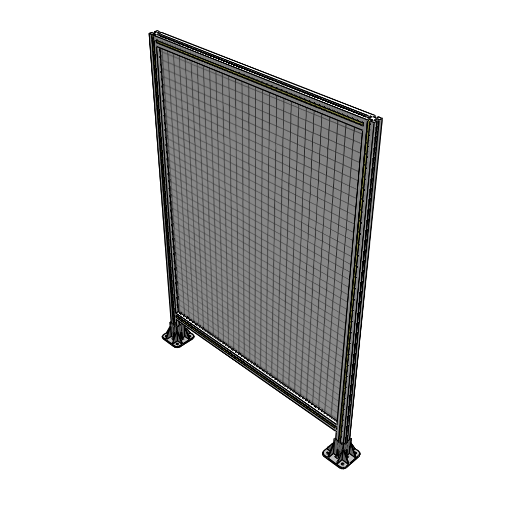 A3-1700-1200-0150-ZYMFK SINGLE PANEL-LEG ON  BOTH SIDES  1700MM X 1200MM  1" MESH, AS A KIT