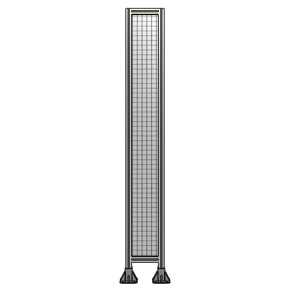 A3-2135-0300-0150-ZYMFK SINGLE PANEL-LEG ON BOTH SIDES 2135MM X 300MM 1" MESH, AS A KIT