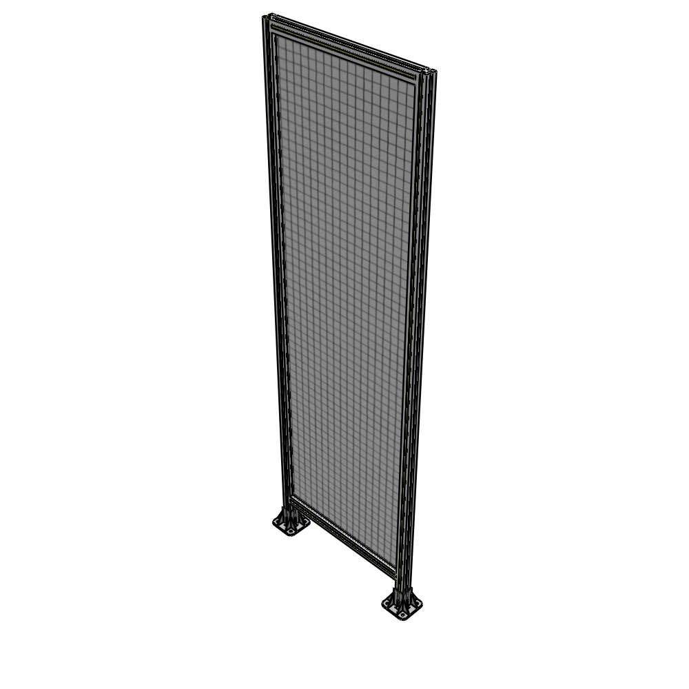 A3-2400-0750-0150-ZYMFK SINGLE PANEL-LEG ON BOTH SIDES 2400MM X 750MM 1" MESH, AS A KIT